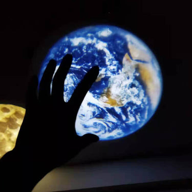 projection lumineuse terre